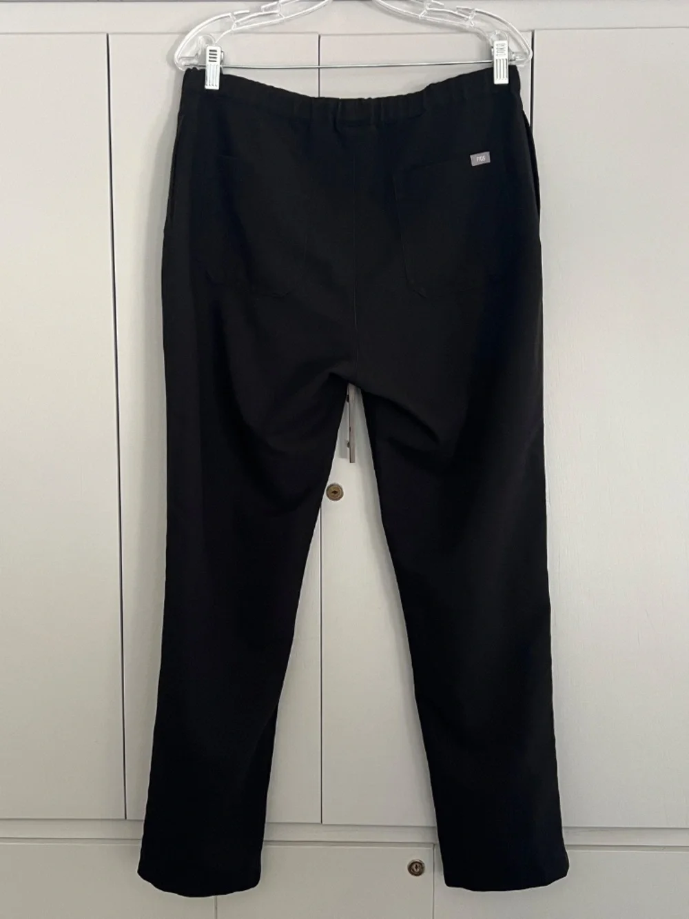 Men's Figs Pisco Black Straight Leg Scrub Pants M/S